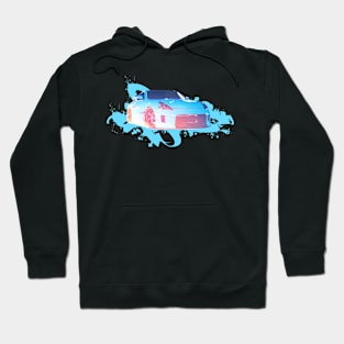 Blue burst 370z Hoodie